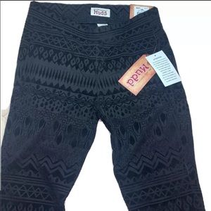 *Mudd Black Textured Jeggings Size *XS